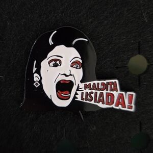 Maria La Del Barrio Soraya"Maldita Liciada" Pin-Mexican 90s Novela Villain Retro